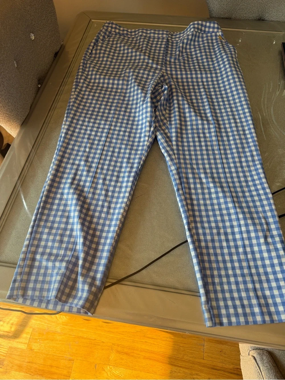 Tommy Hilfiger Women's Gingham Sloane Ankle Pants